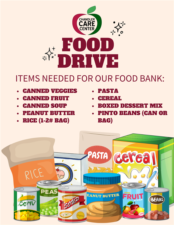 food drive items